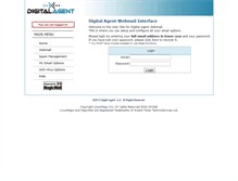 Tablet Screenshot of mail.digitalagent.net